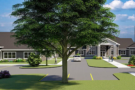The Courtyard at Delta Rendering