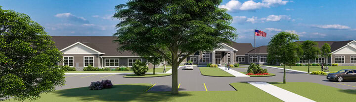 The Courtyard at Delta Rendering