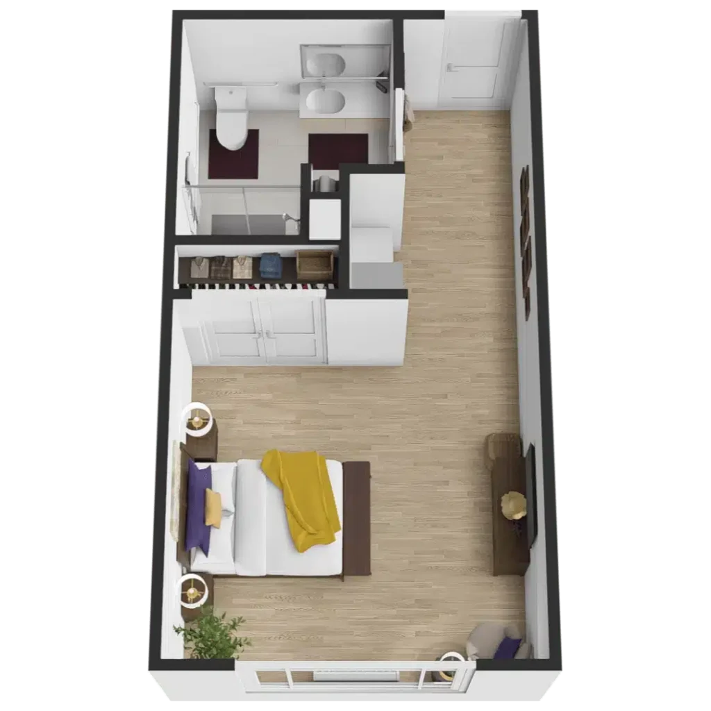 The Courtyard at Delta | The Juniper | Studio